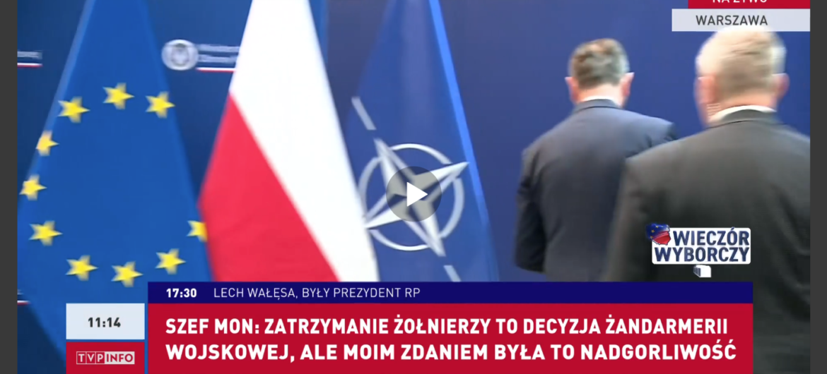 Fatalne wrażenie po konferencji szefa MON-u w sprawie aresztowania żołnierzy. Uciekł i nie chciał tłumaczyć się dziennikarzom