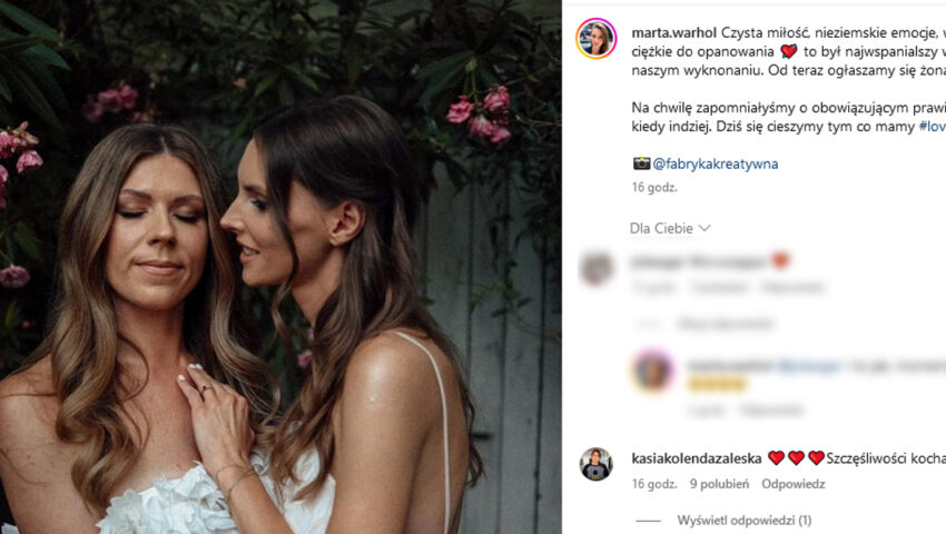Dwie dziennikarki TVN-u wzięły ślub