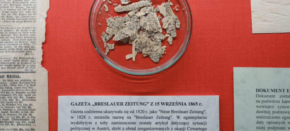 Niesamowite odkrycie we Wrocławiu. Otworzono kapsułę czasu sprzed 150 lat