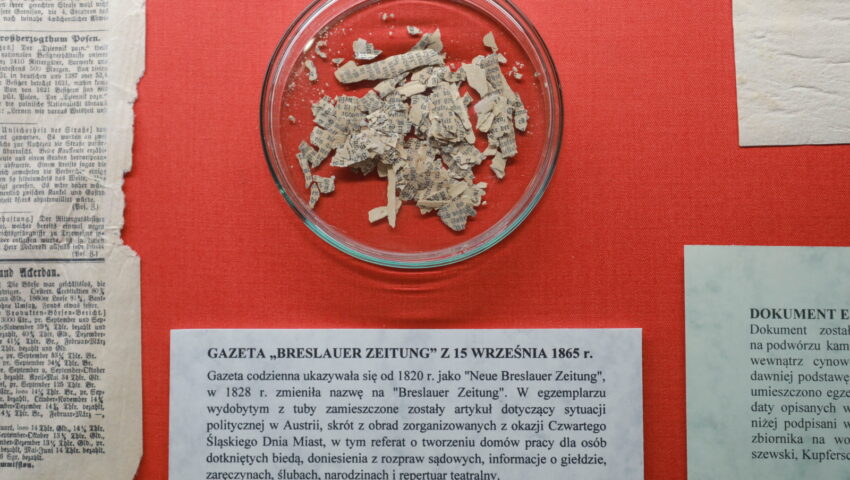 Niesamowite odkrycie we Wrocławiu. Otworzono kapsułę czasu sprzed 150 lat