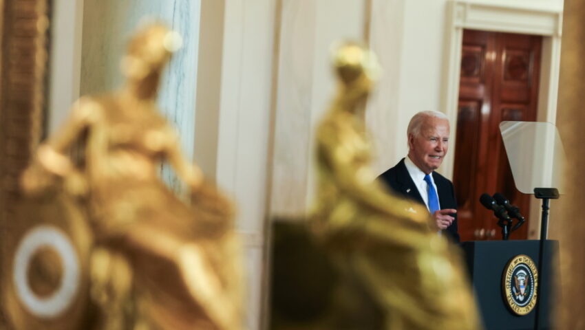 Trump o Bidenie: to “stary, zepsuty worek g… a”