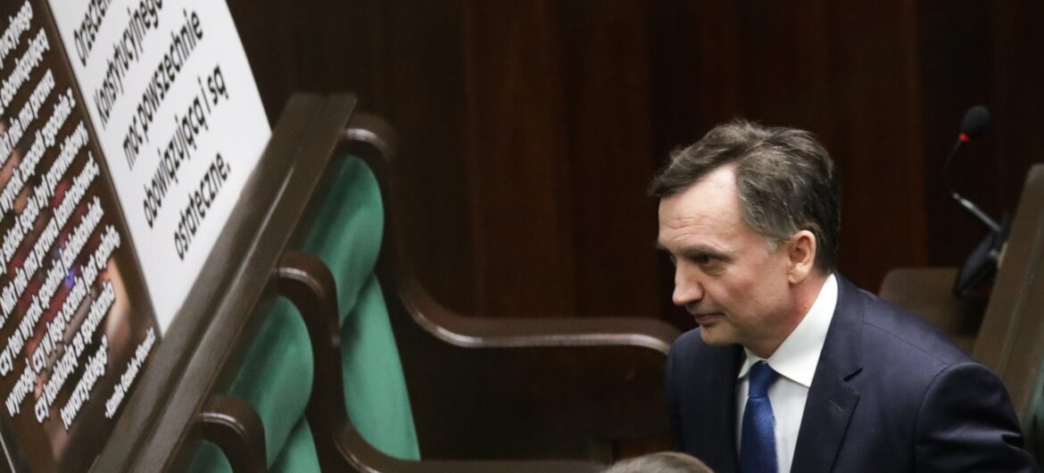 Sejm zgodził się na zatrzymanie i doprowadzenie Zbigniewa Ziobry przed sejmową komisję ds. Pegasusa
